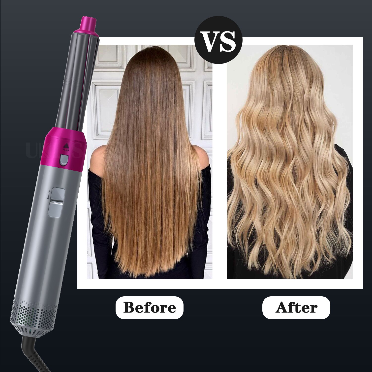 Föhn Borstel Haar Styling Tools Professionele Krultang Föhn Stijltang Haar Krultang Haardroger Air Brush