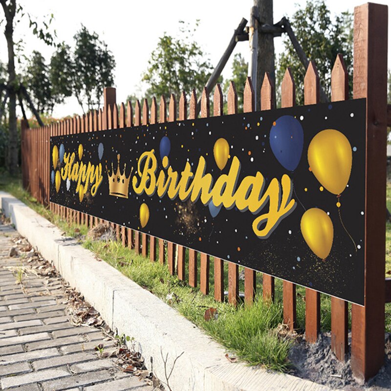 Pancarta de feliz cumpleaños 30, 40, 50, 60, 70, 80, 90, decoración para de cumpleaños para adultos 40, 50, 60, 60, suministros para de aniversario