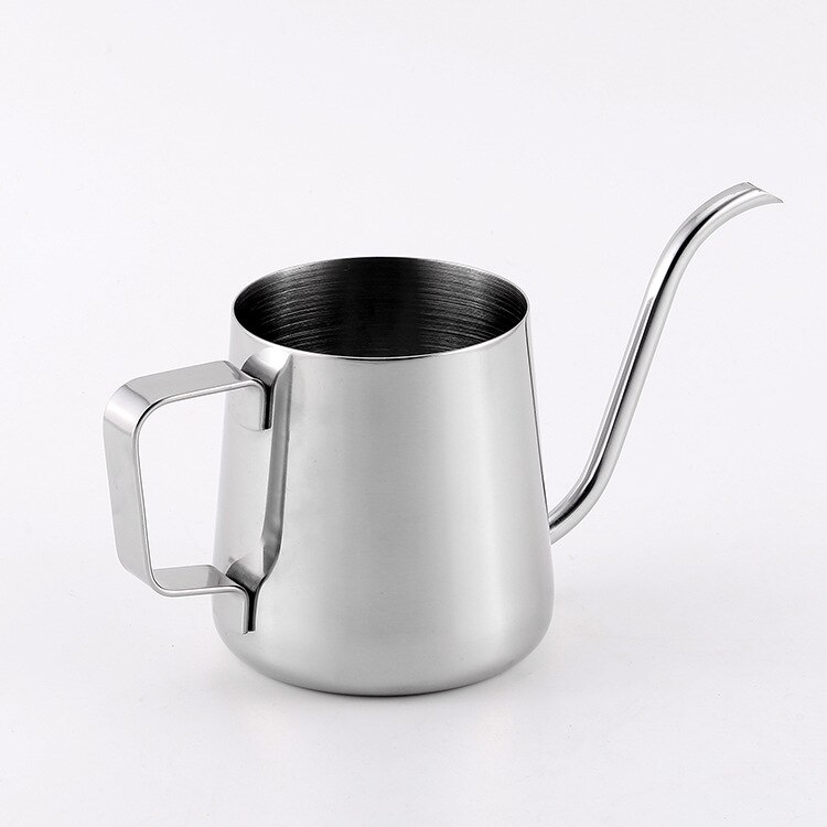 Kaffe kander 350ml rustfrit stål dryp og filter type, fin mund og lang mund kande hjemme kaffebar konkurrence brug