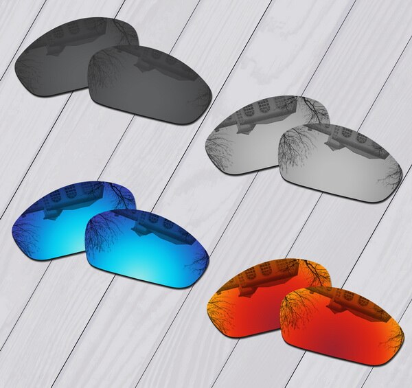 E.O.S Polarized Enhanced Replacement Lenses for Oakley Monster Dog Sunglasses - Multiple Choice: 4 Pairs