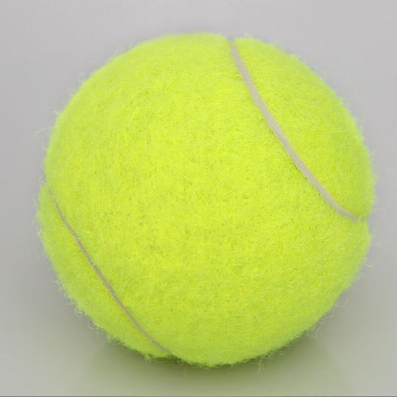 Pelota de tenis amarilla de 2 uds. Para deportes de alta elasticidad, para actividades al aire libre, divertido perro de playa de Cricket, Ideal para la práctica de tenis de playa
