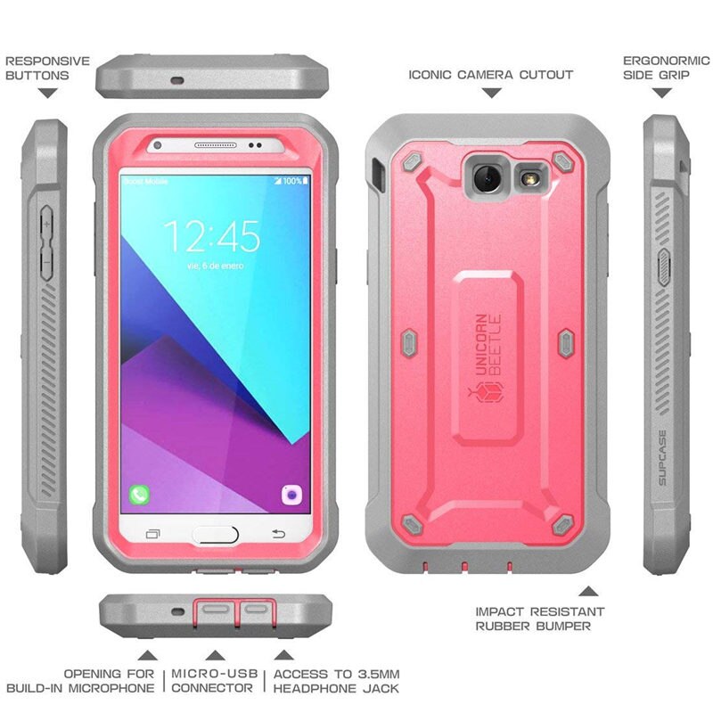 SUPCASE Voor Samsung Galaxy J7 Case UB Pro Full-Body Robuuste Holster Cover met Ingebouwde Screen Protector, NIET Fit J7