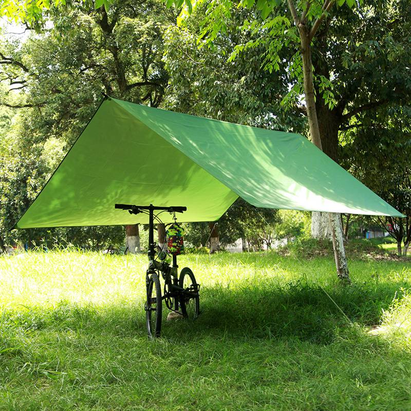 Outdoor-campingzelt, wasserdichte sonnenblende, strandmarkise, sonnenschutz, dünne, feuchtigkeitsbeständige matte, werkzeug