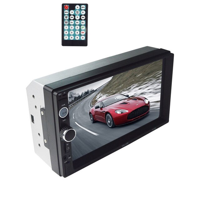 Car Stereo 12v car radio tuner 2 Din 7 inch Touch Screen Bluetooth Multimedia auto audio autoradio MP5 Support Rear View Camera: no camera