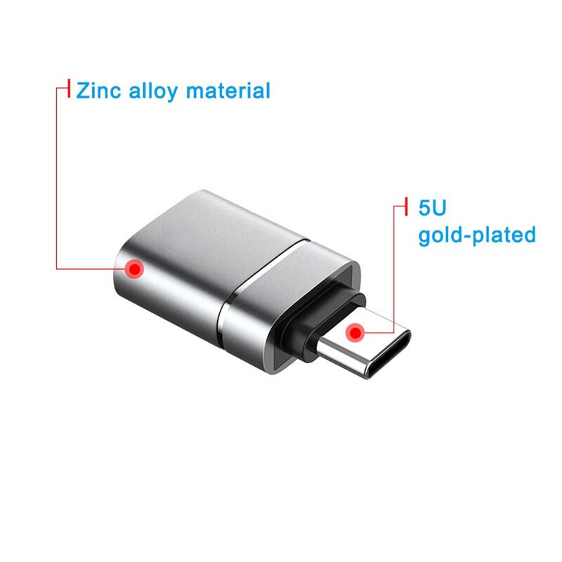 Type C to USB 3.0 Converter Type-C OTG Cable Type C Converter For Samsung S20 S10 S9 Note 10 Lenovo Tab 4 10 Plus USB-C Adapter: Default Title