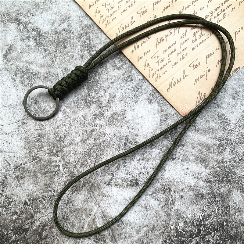 Tissage sangle de téléphone lanière cou corde lanière pour clés carte d'identité sangles de téléphone portable collier extérieur main sangle de téléphone pour iPhone: Argent / gris