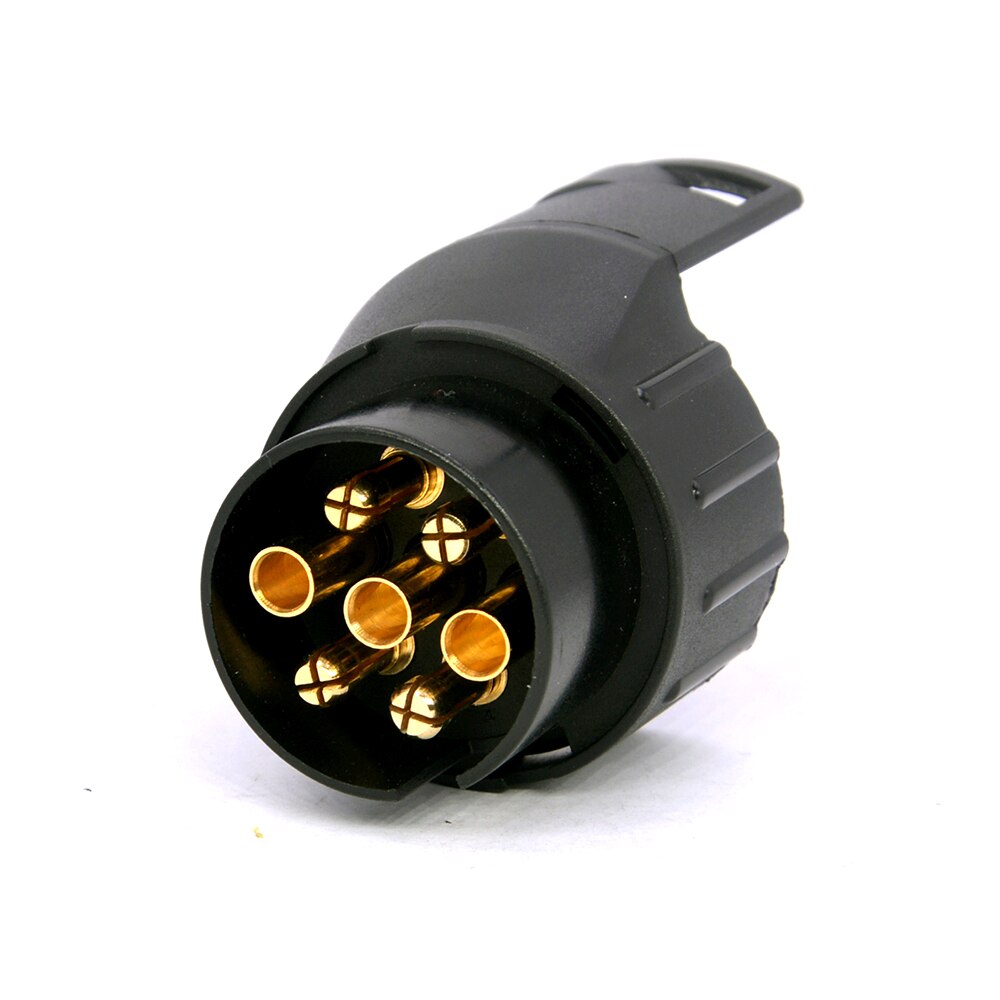 12V European Style 7 Pin To 13 Pin Trailer Adapter Wiring Connector Trailer Plug Socket