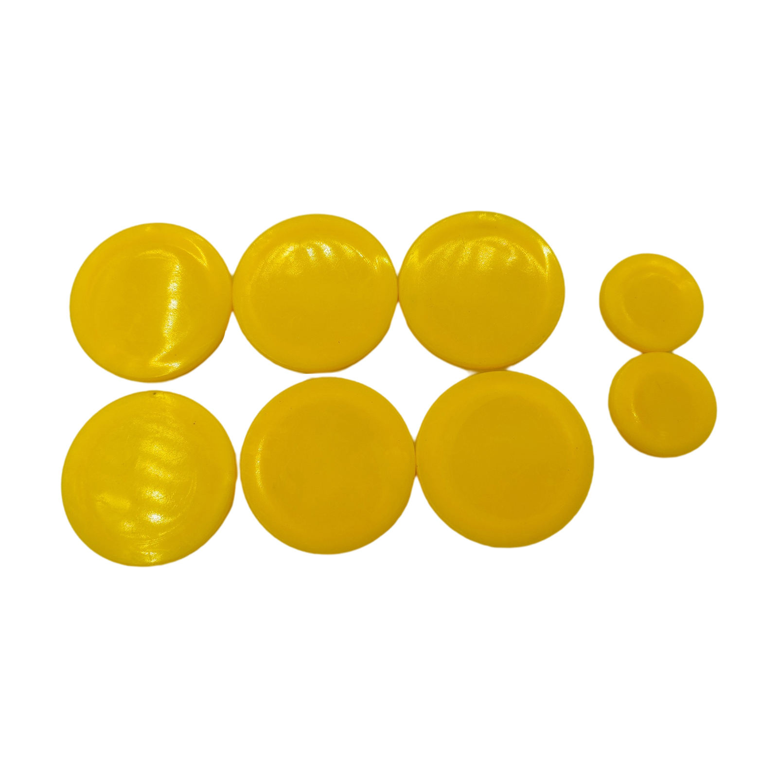Compact Tractor Fitting Grease Covers Set Moulding Accessories Interchange for 120 Loader 1023E 1025R 2025R Yellow Plastic