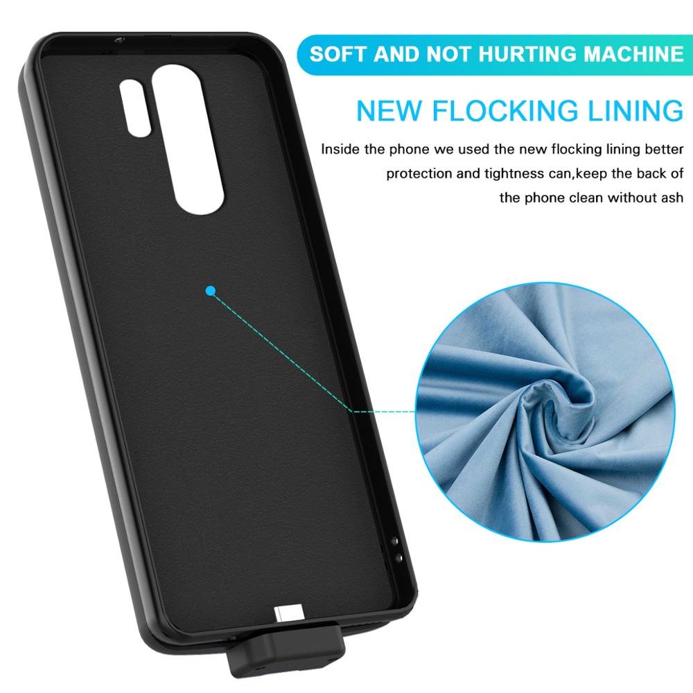 Magnetische Acculader Gevallen Voor Xiaomi Redmi Note 8 Pro Batterij Case Draadloze Power Bank Chargeing Cover Voor Redmi Note 8