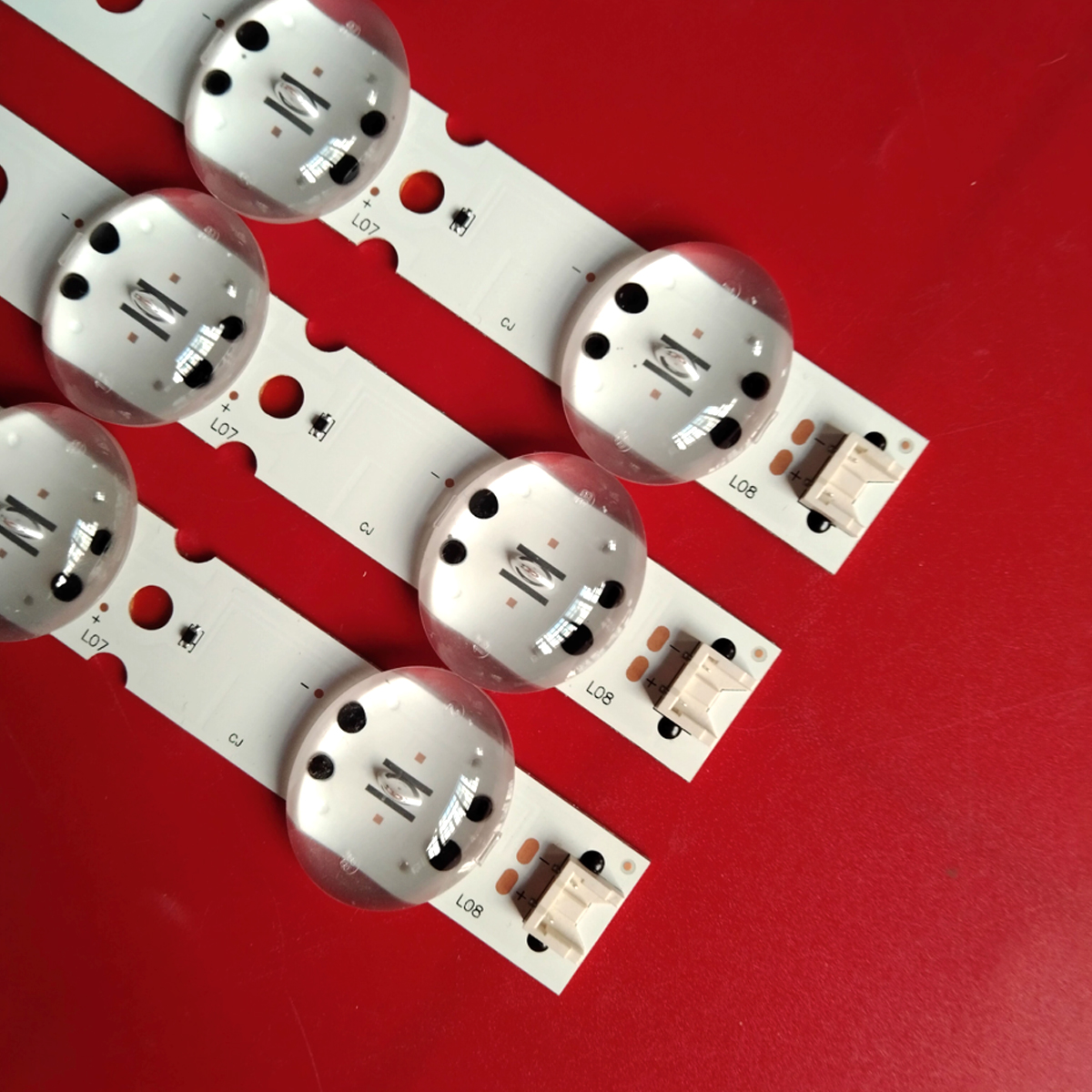Tira retroiluminação LED 8LED Para 43UK6500AUA 43UK6500PSA 43UK6520PSA 43UK6310PSE 43UK6510PSF 43UK6500PLA 43UK6950PLB 43UK6750PLD