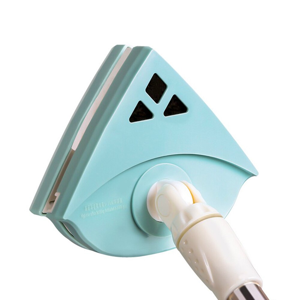 Magnetische Ruitenwisser Glas Cleaner Brush Tool Double Side Magnetische Borstel Vensterglas Borstel Voor Wassen Huishoudelijke Schoonmaken Tool: Blauw