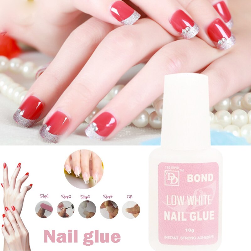 1 Pcs 10g Nagellijm Valse Franse Tips Nail Art Nagels Care Product Nail Decoratie