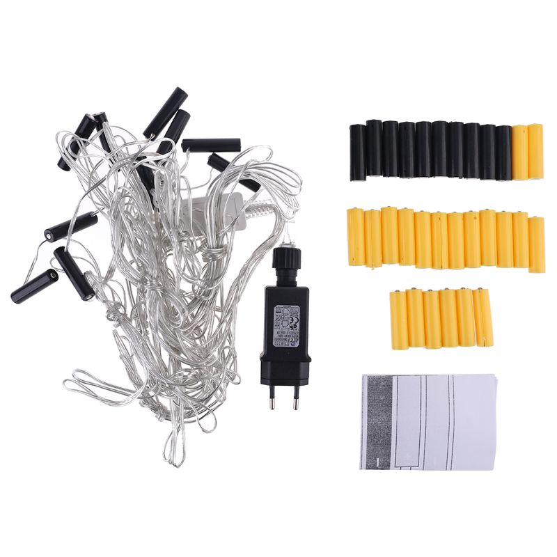 10-In-1 Aa Batterij Eliminator Vervangen 2x 3x Aa Aaa Batterijen Power Adapter Eu Plug