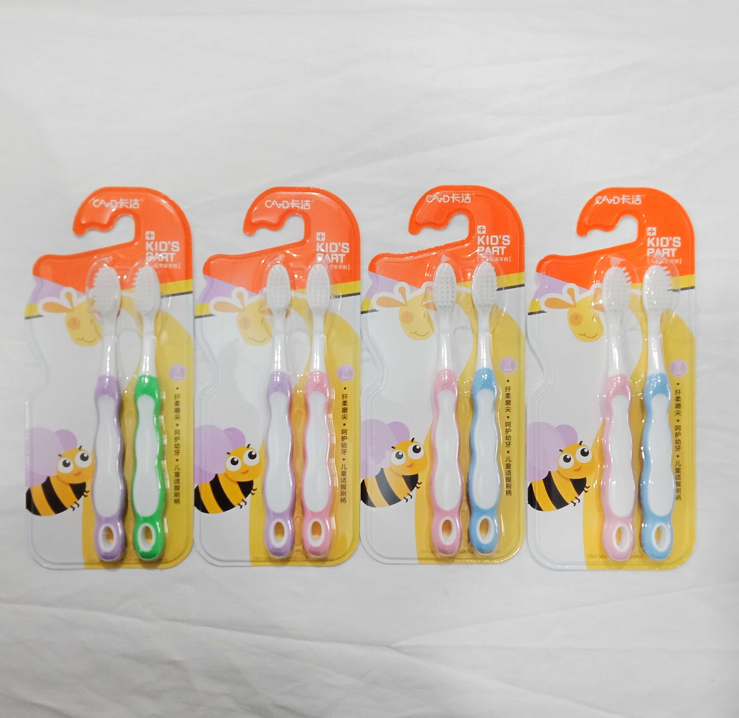 Escovas de dentes macias extra para crianças 2 pces