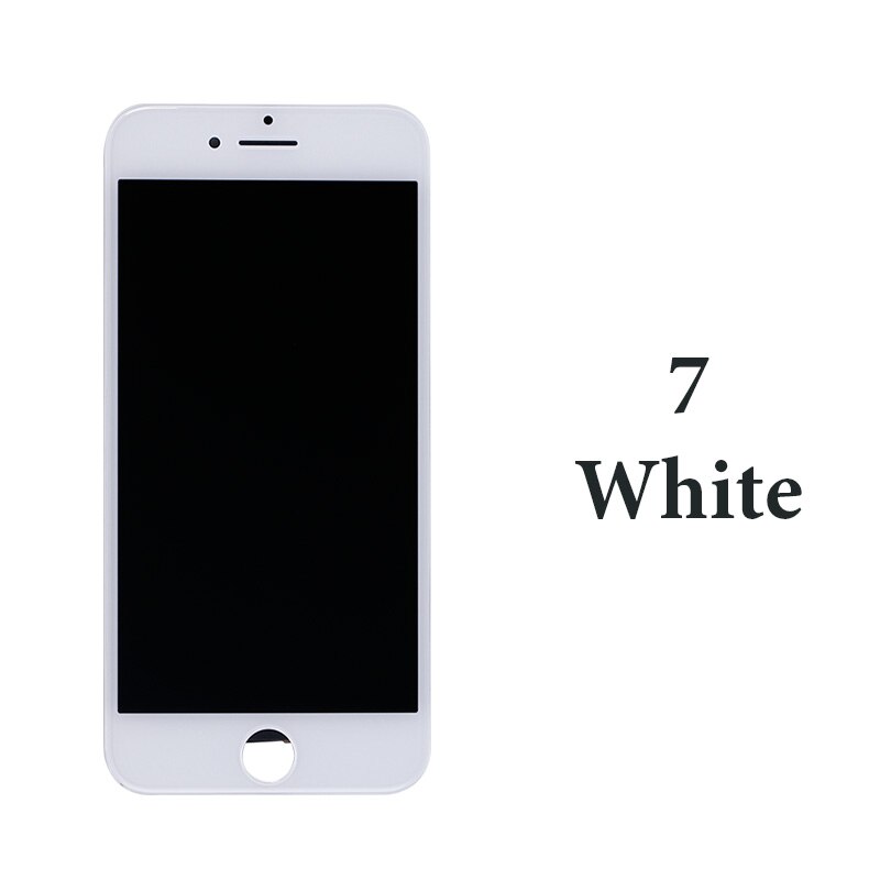 100% Tested Good Display For iPhone 4s 5s 6 LCD Screen for iphone 6s 7 Display 3D Touch Digitizer Assembly Replacement: for ip7 White