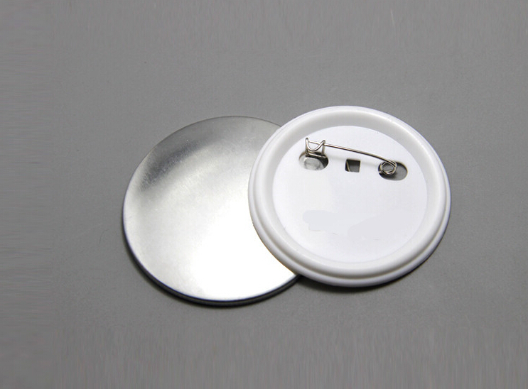 pin button 25mm(1") pin badge metarail plastic and metal badge pin 500pcs