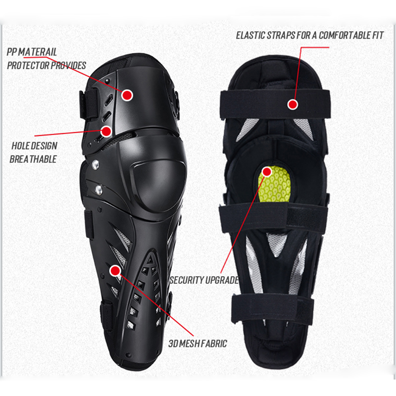 SULAITE Ginocchiere per moto Equipaggiamento protettivo Attrezzatura da motocross Ginocchio per moto Moto Mantieni la protezione del ginocchio Wram Ginocchiere da uomo Mtb