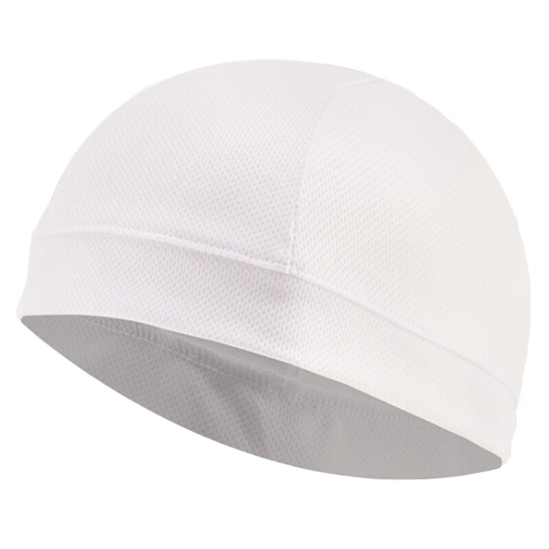 Quick Dry Helmet Cycling Cap Anti-UV Anti-Sweat Sports Hat Motorcycle Bike Riding Cycling Hat Unisex Inner Cap ZJ: C