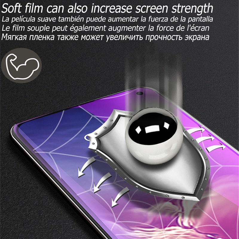 25D Screen Protector Für Samsung Galaxy S10 S9 S8 Plus S10 E Hinweis 9 8 Schützen Weiche Hydrogel Film Für galaxy Note 10 Pro S7 RAND