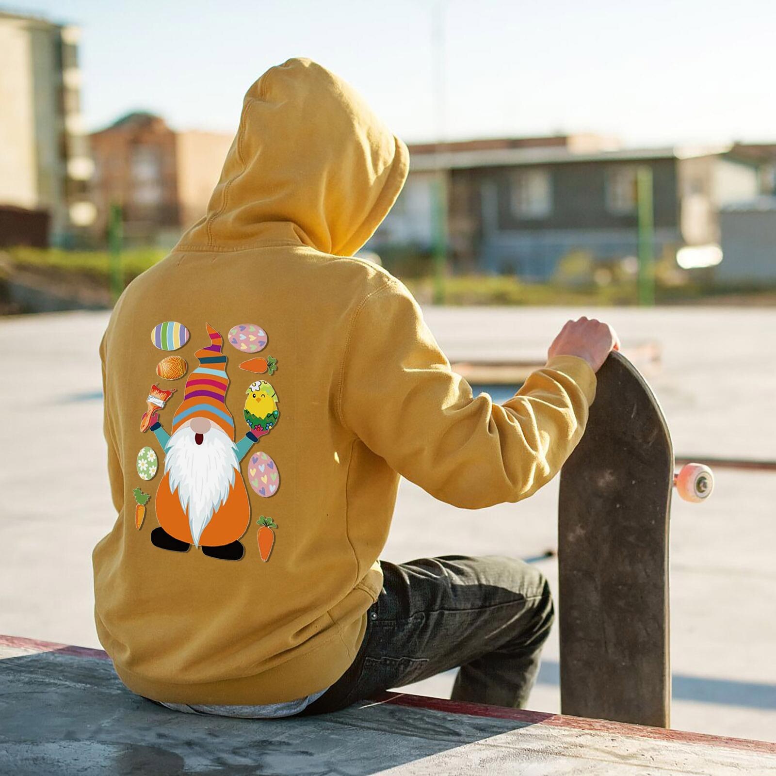 Easter decoration Dwarf DIY thermal Transfer sticker DIY Sticker Dwarf Iron Heat Transfer Sticker Clothing Heat Transfer Decals