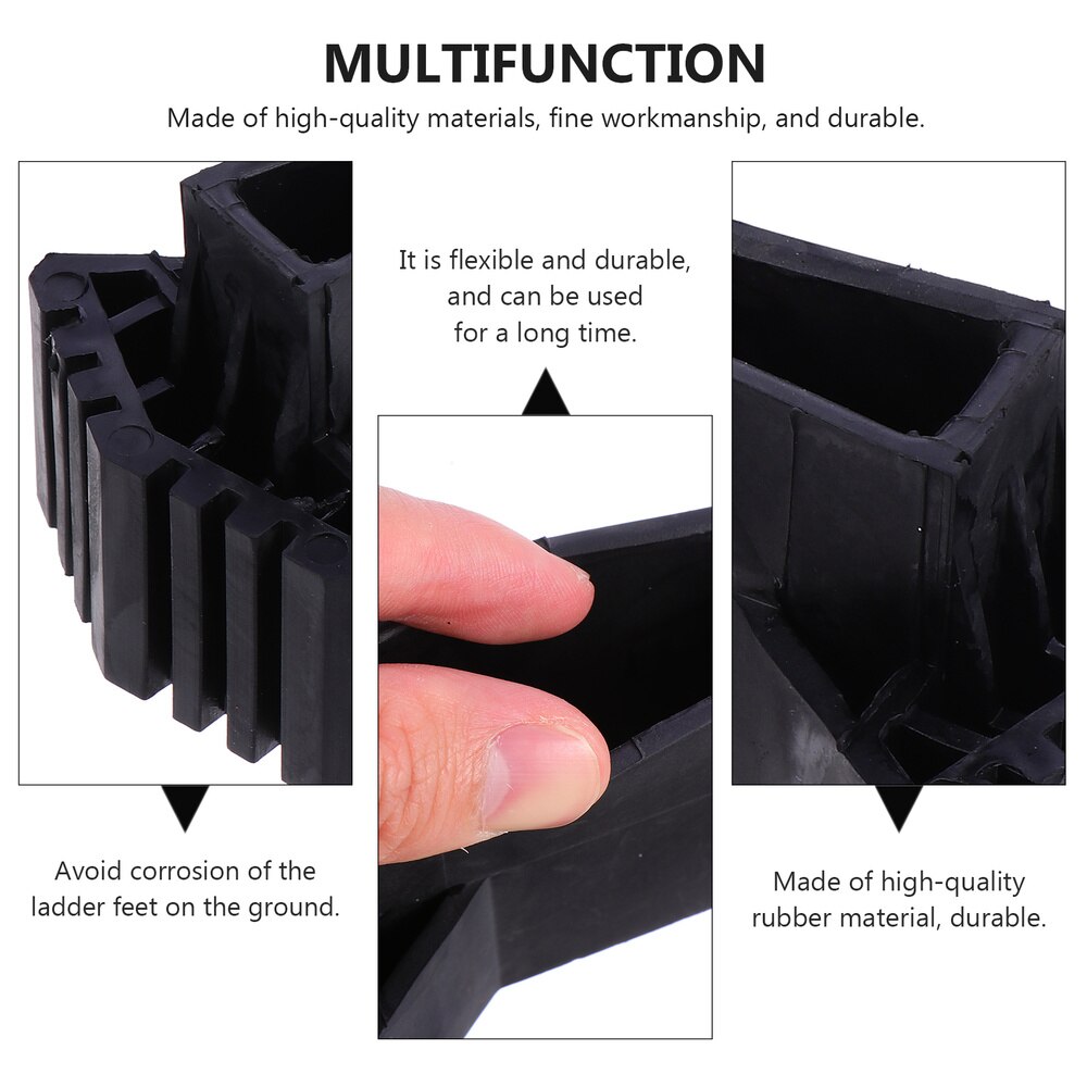 8pcs Practical Ladder Covers Foldable Ladder Foot Cover Non-skid Ladder Pads