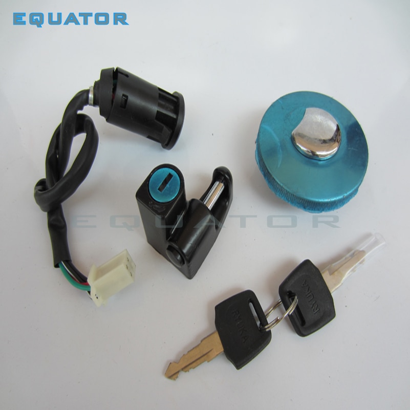 Motorcycle parts Monkey Bike4 Wire Ignition Switch fuel tank Cap Lock key Kits For Monkey Bike Z50 Z50 Motorbike