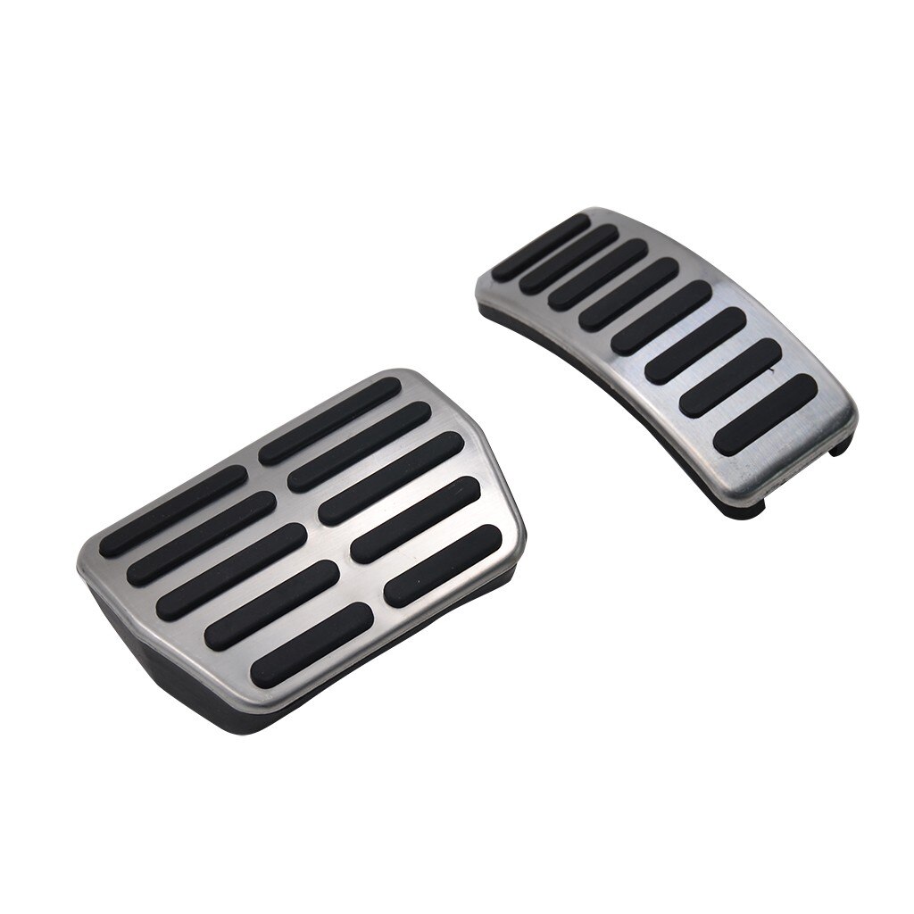 Car Accessories For Cadillac SRX AT Automatic Accelerator Gas Brake Stainless Steel Foot Rest Pedals Pad Plate Stickers #YL1