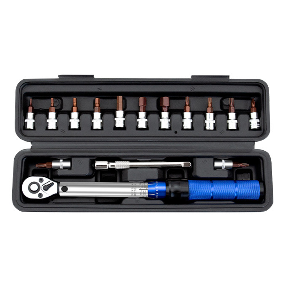 Quick-release Torque Wrench Repairing Tool High Precise Torque Preset Wrenches 2-24N.m Torque Adjustable 1/4inch Ratchet Wrench: Default Title