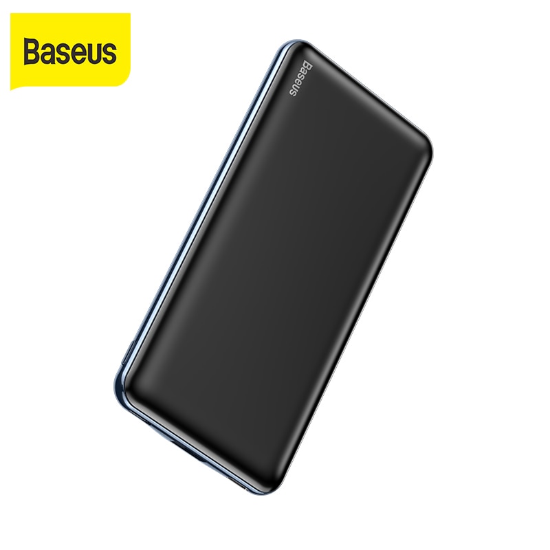 Baseus 10000Mah Power Bank PD3.0 Quick Charger Type-C 3A Snelle Lading Draagbare Externe Batterij Oplader Powerbank Met 0.5M Kabel