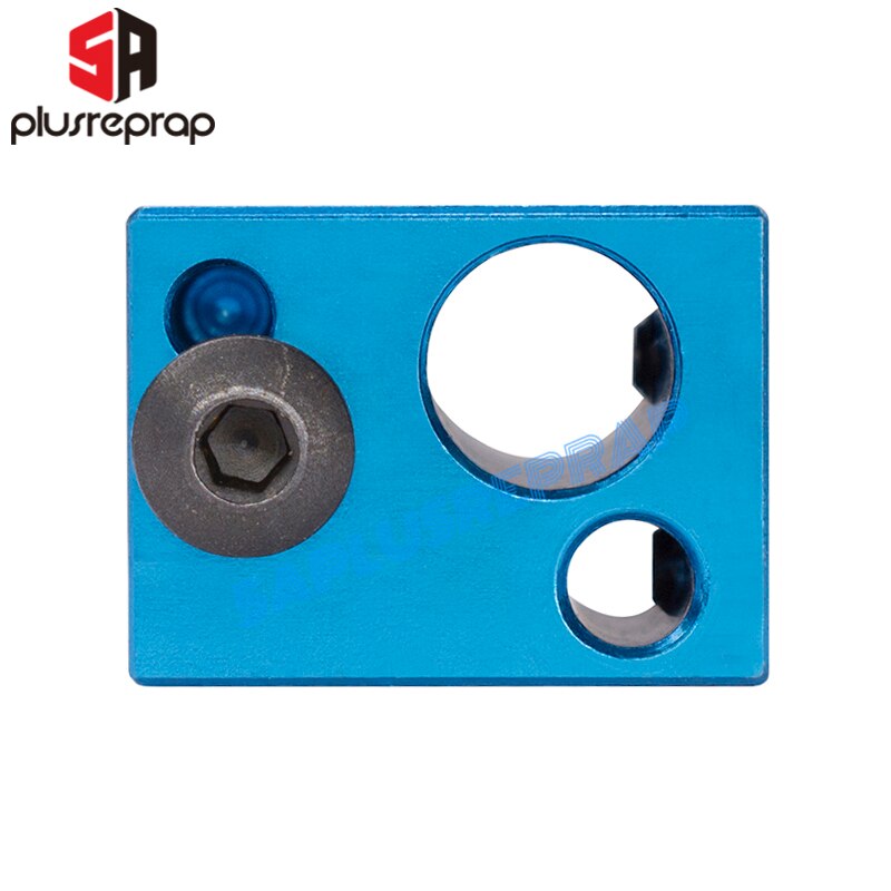 Bloco de alumínio 16*16*12mm da impressora 3d para a extrusora termopar v5 v6 j-head de hotend do termistor HT-NTC100K