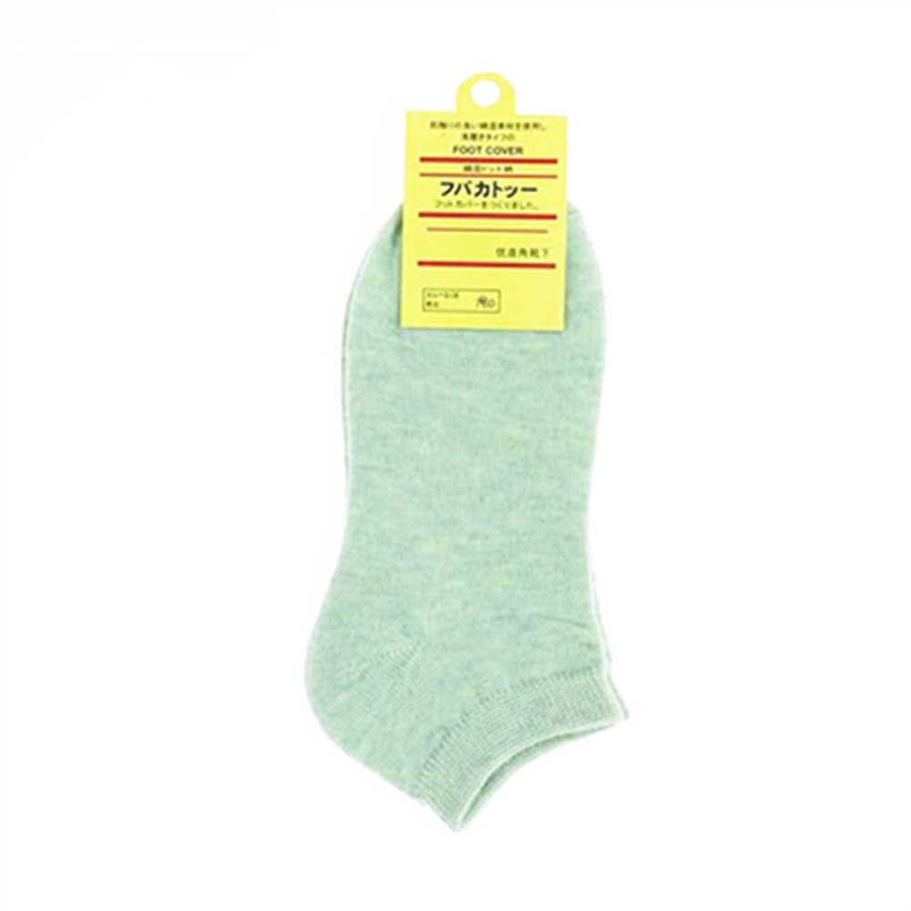 1pairs/Lot Candy Colors Women Ankle Socks Breathable Funny Cute Solid Color Plush Boat Socks Women Lady Girl Art Sock Short Sox: Green