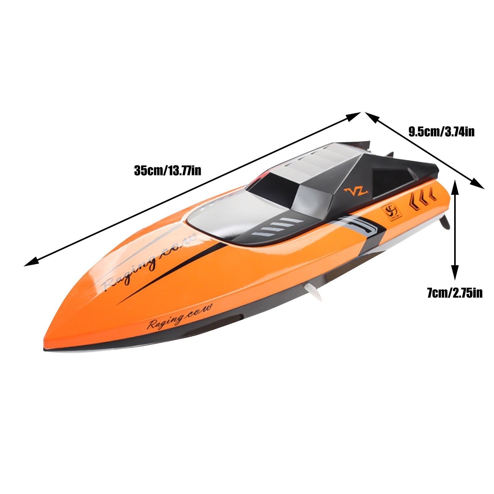 Rc Boats 180 Degree Roll Speedboat C168 Rc Boats High Speed Remote Control 2.4ghz Waterproof Toy For Pools Lakes