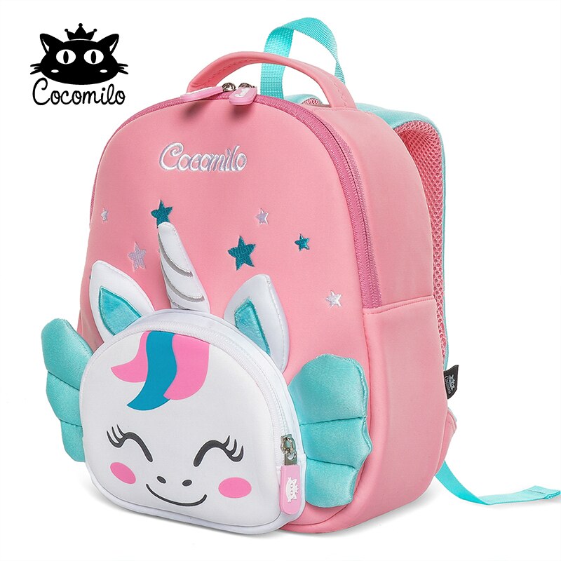 3D Unicorn Bear Pattern Backpack For Girls Kids Small Cute Bag For Boys Cartoon School Backpacks Children Mochila Toddler