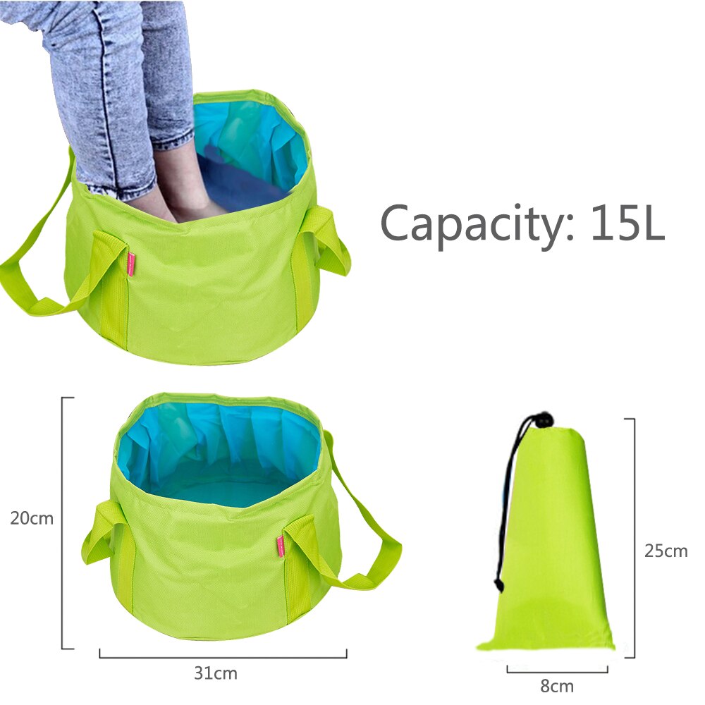 Voetenbad Detox Machine Voet Massage Aqua Cell Spa Ion Reinigen Ionische Detox Voet Detox Arrays Aqua Spa Relief Pijn voet Massager: Folding basin green