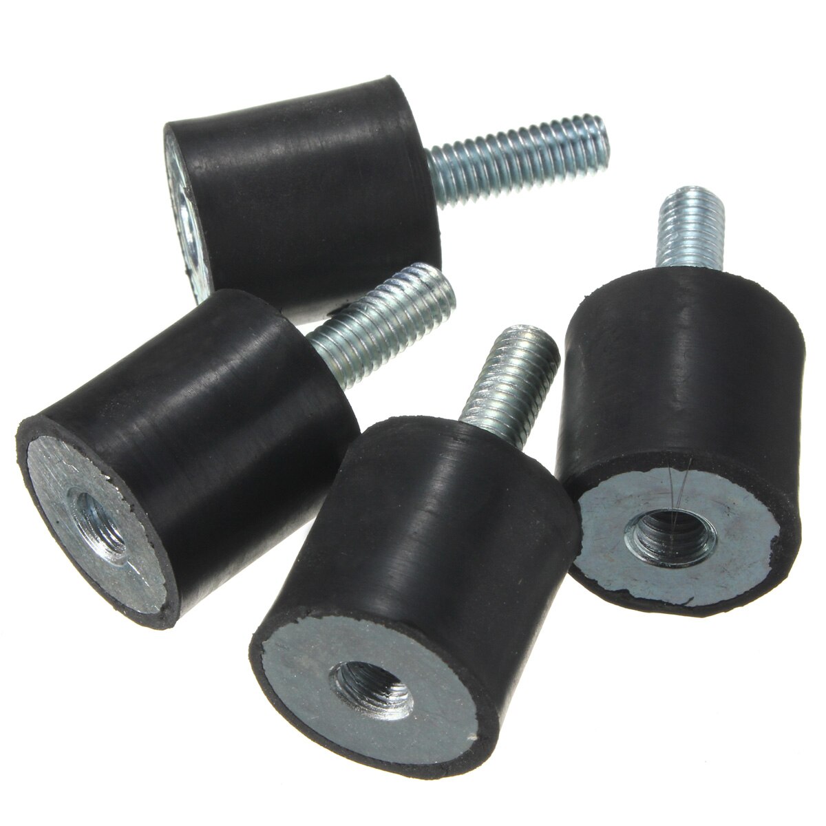 4 Pcs M6 Rubber Mounts 20 Mm X 20 Mm Rubber Schokdemper Rubber Vibration Isolator Mounts