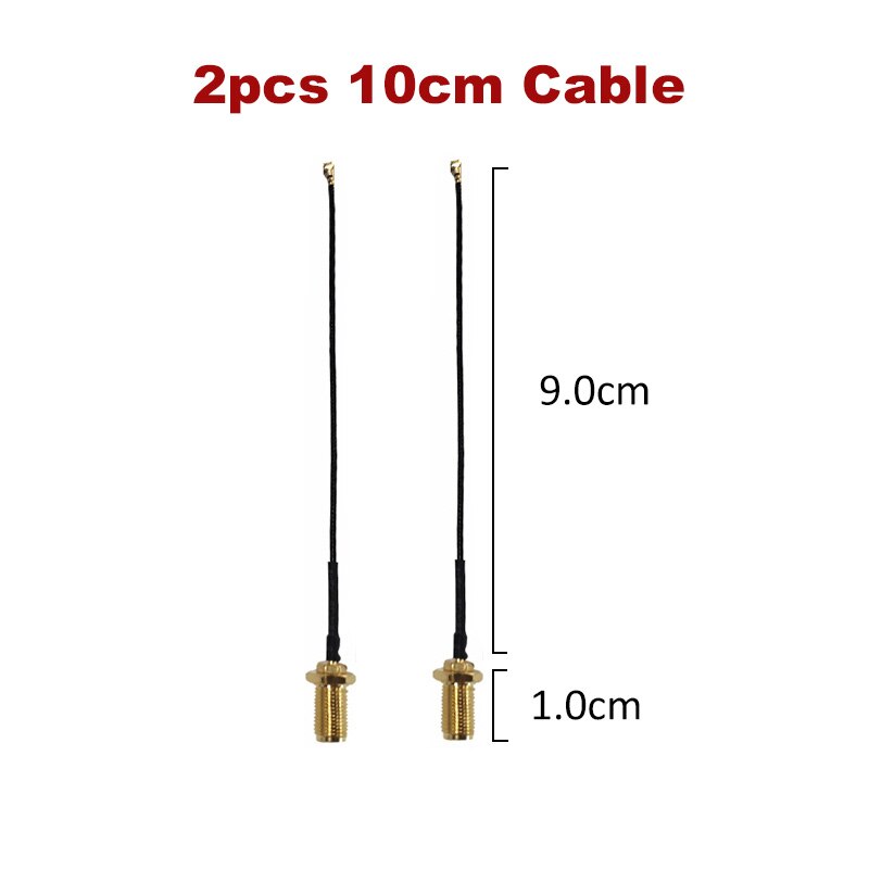 2 kpl 10cm 21cm jatkojohto ufl to rp sma liitin antenni wifi letkukaapeli ipx to rp-sma naaras ipx 21cm: 2 kpl 10cm