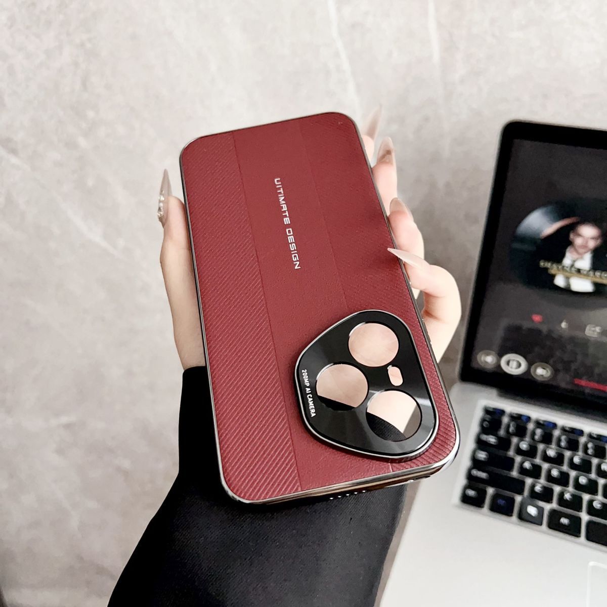 For Huawei Honor 400 Pro Case Luxury Plating Hard PU Protective Back Cover Case For Huawei Honor 400 400Pro Phone Shell