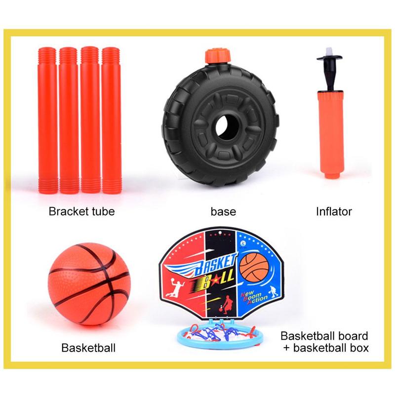 freundlicher Basketball Spielen einstellen draussen Sport Verstellbaren Ständer Korb Halfter Band Ziel Spiel Mini drinnen freundlicher Hof Spiel Junge Spielzeug