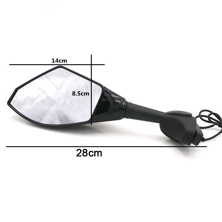 Zx 9r rétroviseurs moto avec clignotant pour kawasaki  zx9r 1994-2003 zx-9r 1995 1996 1997 1998 1999 2000 2001 2002