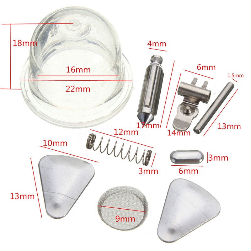 Voor Zama Stihl Fs55 Hs45 Carburateur Rb-100 Fs38 Onderdelen Kit Bg45 Vervangen Past Set