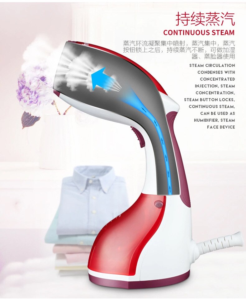 Steam Iron Portable Iron Steam Clean Hand-held Hanging Ironing Machine Household Steam Iron Small Mini Ironing Machine