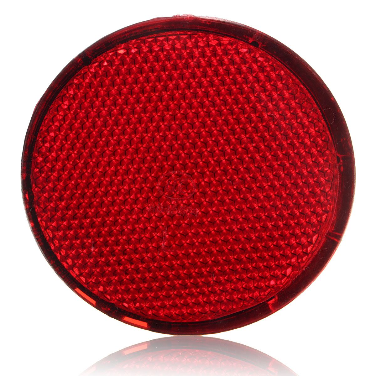Udvendigt tilbehør 2 stk rød venstre & højre bagkofanger runde reflektorer lysreflekterende strimler til nissan / qashqai 2007