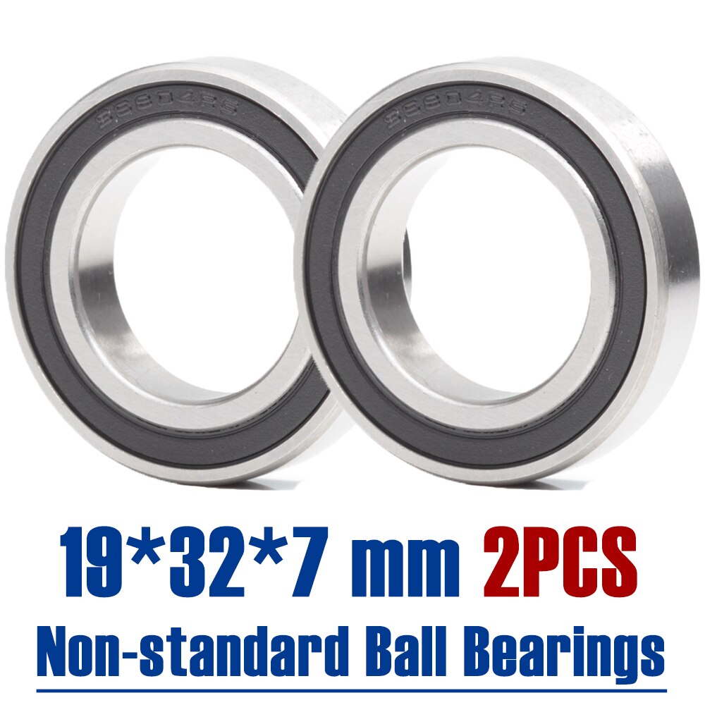 MR19327 Non-standard Ball Bearings 19*32*7 mm ( 2 PCS ) 6804/19 Bicycle Hub Front Rear Hubs Wheel 19327-2RS