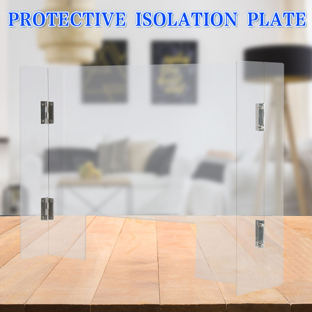 Reception Counter Protective Screen Sneeze Guard Shield Counter Screen 40x30cm Store Retail Office Isolate droplets mampara