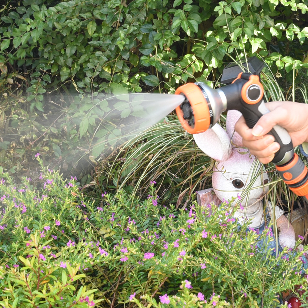 Verstelbare 8 Model Water Spuitpistool Lawn Watering Multifunctionele Wasstraat Hoge Druk Hand-Held Sprinkler Tuin water Nozzle