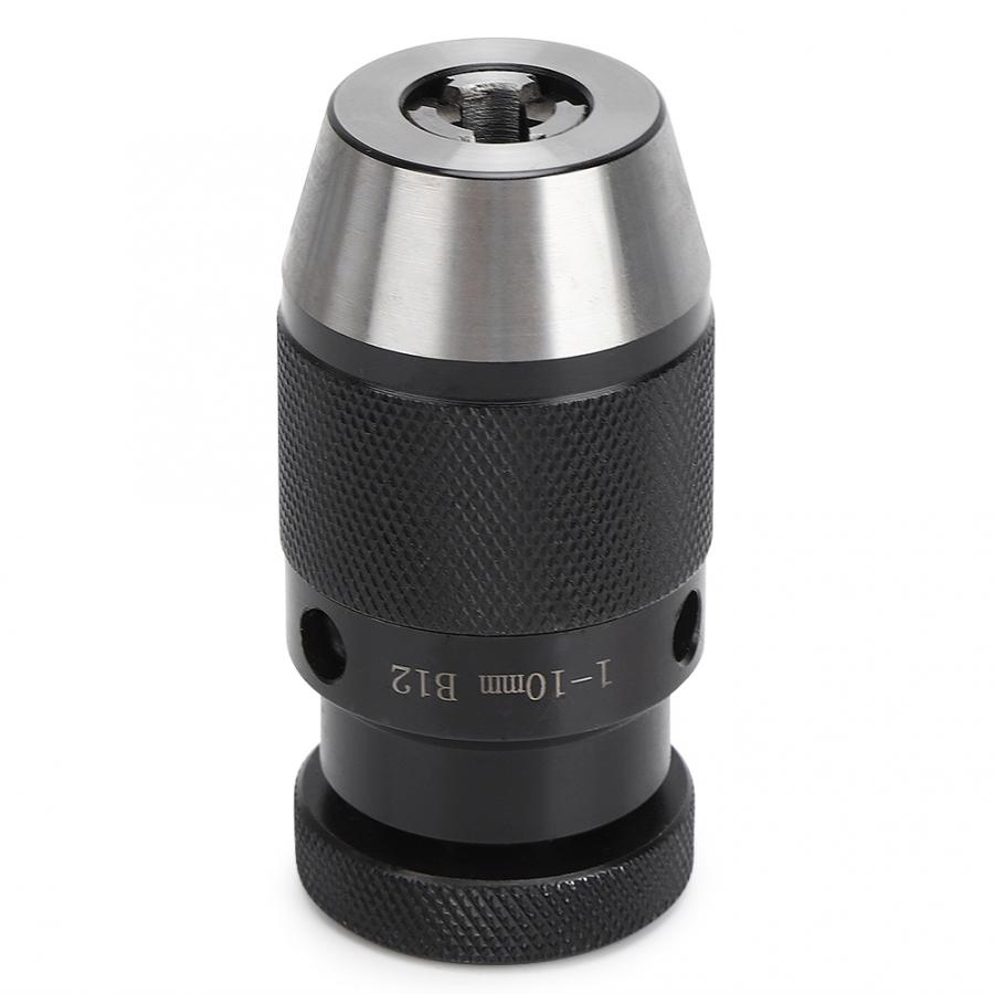 B12 Self Tighten Drill Chuck Milling Machine Automatic Locking Drill Chuck CNC Lathe Parts Tool