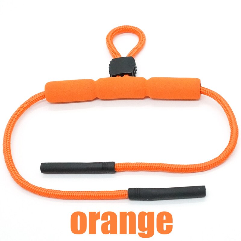 Flydende solbriller kæde vandsport briller ledning udendørs sports briller briller snor holder halsrem læsebriller reb: Orange