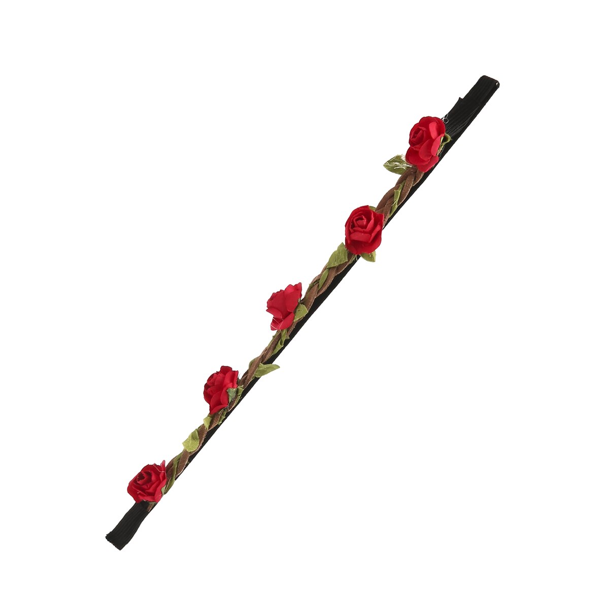 Girls Women Handmade Floral Crown Flower Headband Hair Garland Wedding Women Headpiece Cute Flower Headwear: 3