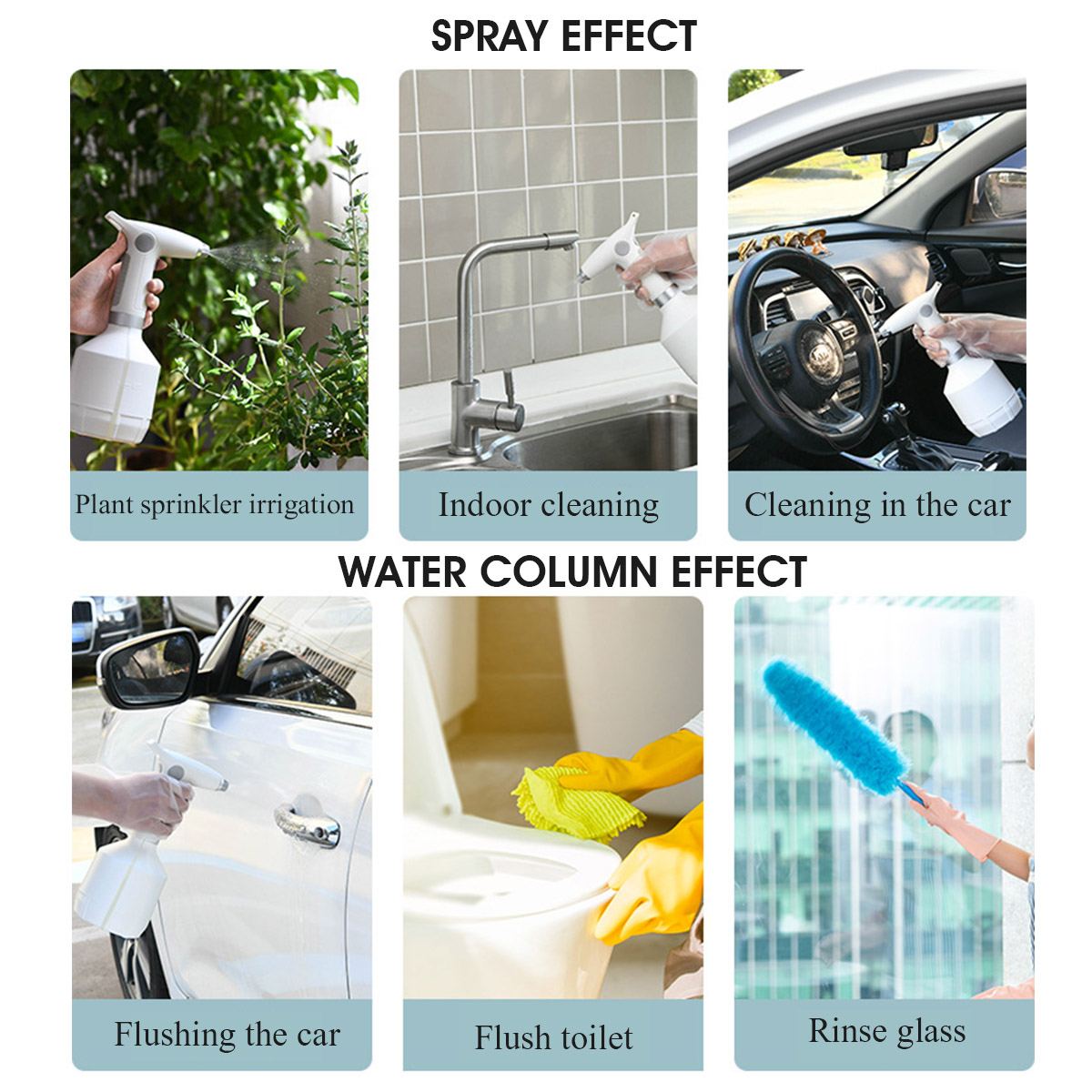 1L Electric Plant Spray Bottle Automatic Watering Fogger USB Garden Tool Handheld Garden Sprayer Electric Fogger Watering Can