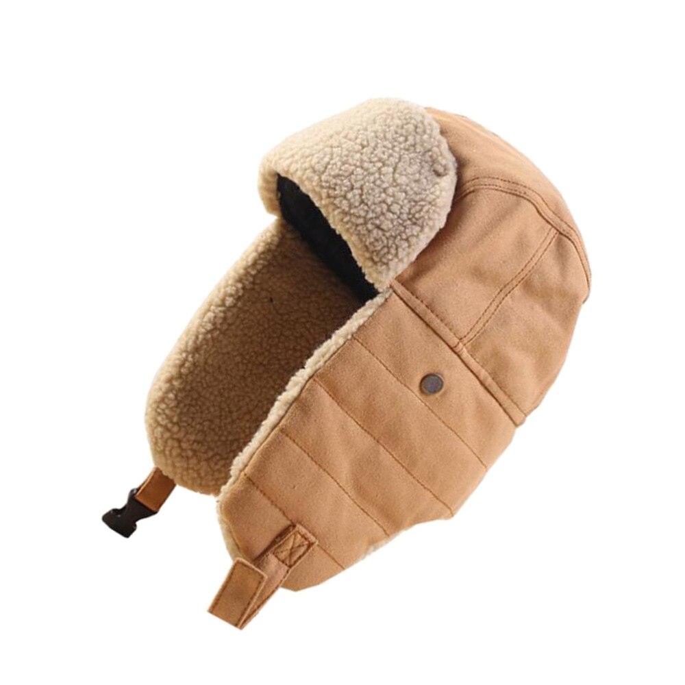 Outdoor Lei Feng Hoed Verstelbare Winter Rijden Hoed Unisex Ear Flap Cap Voor Fietsen Skiën (Kaki): Default Title